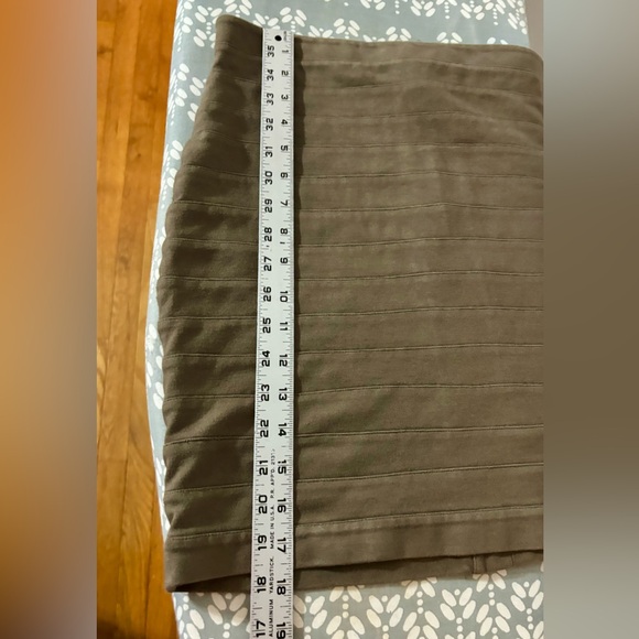 Express Womens Brown Pencil Bandage Skirt Stretch Bodycon High Waist Size 8 - Picture 7 of 7